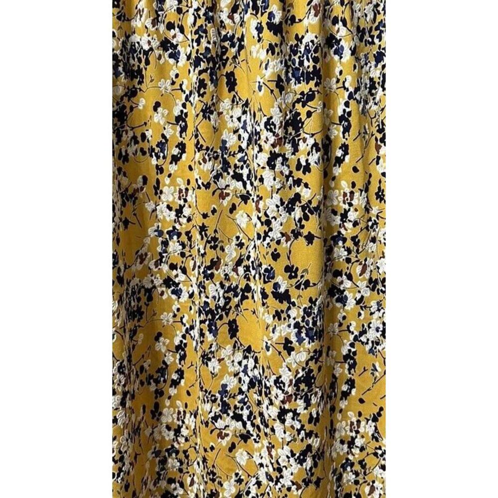 NWT Kaileigh Tasha Womens Yellow Floral Knit Casual Sleeveless Dress Size 2XL - Picture 6 of 11